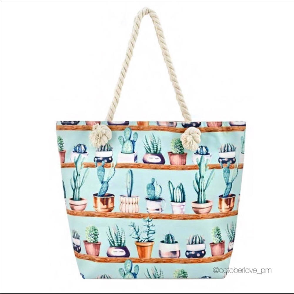 Cute Cactus 🌵 Totes - Picture 1 of 3